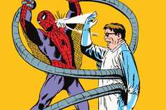 Doctor Octopus slapping Spider Man in MTG Counterspell card